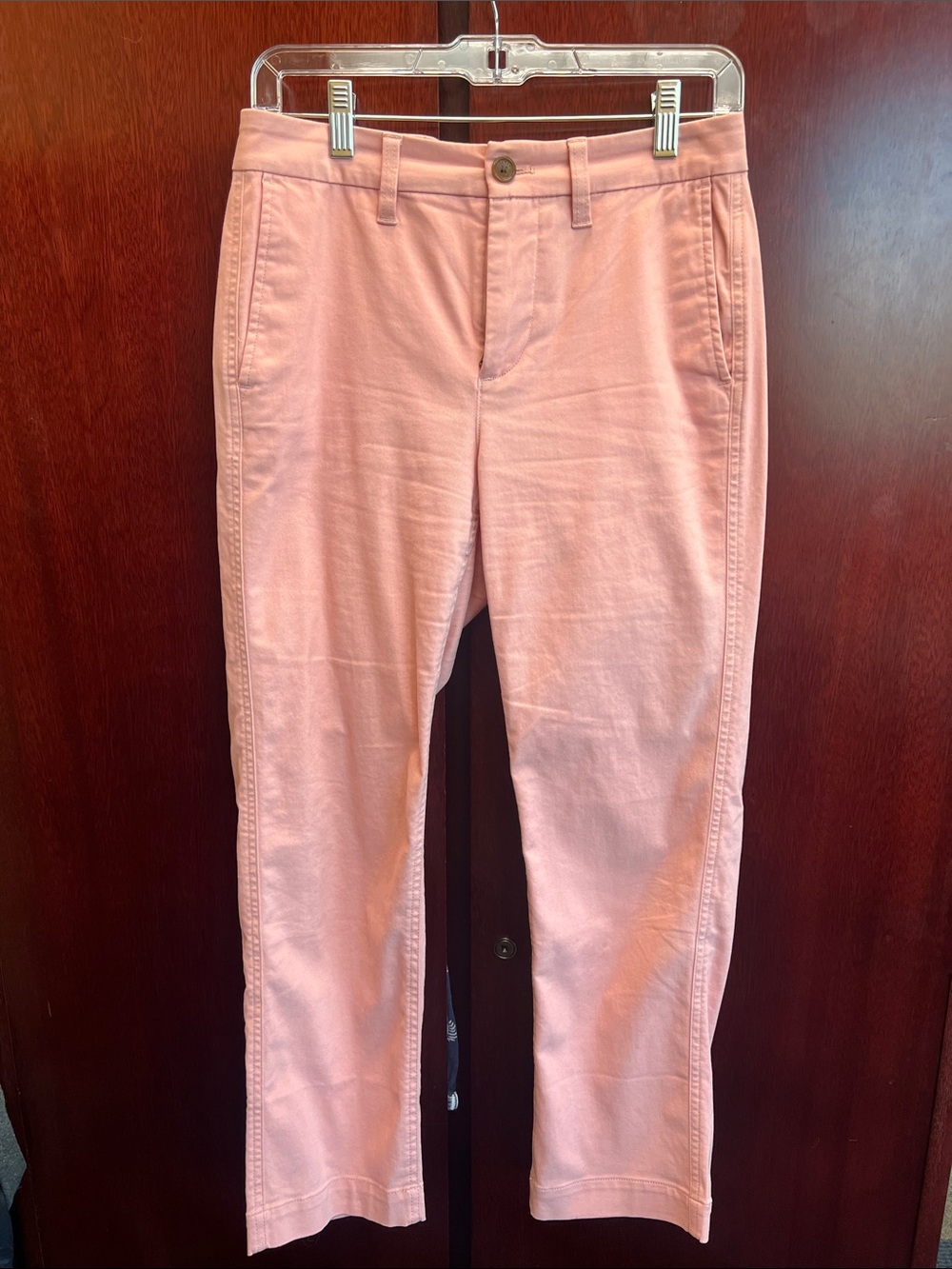 J. Crew Dusty Rose High-Rise Girlfriend Chino